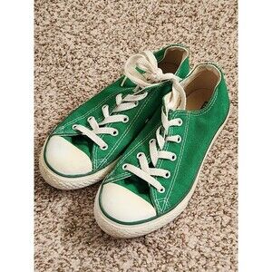 CONVERSE Chuck Taylors Youth Size 3 Green Very Clean Low